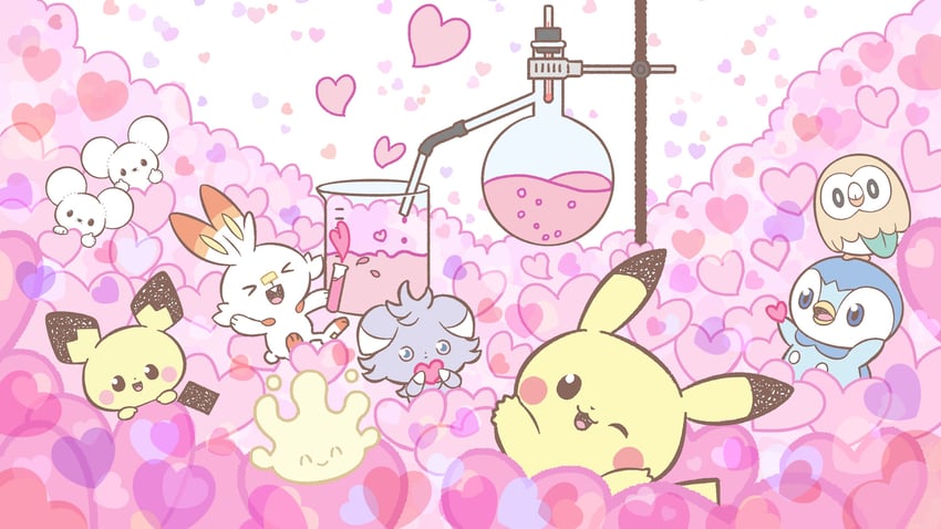 pikachu, rowlet, piplup, scorbunny, pichu, and 3 more (pokemon)