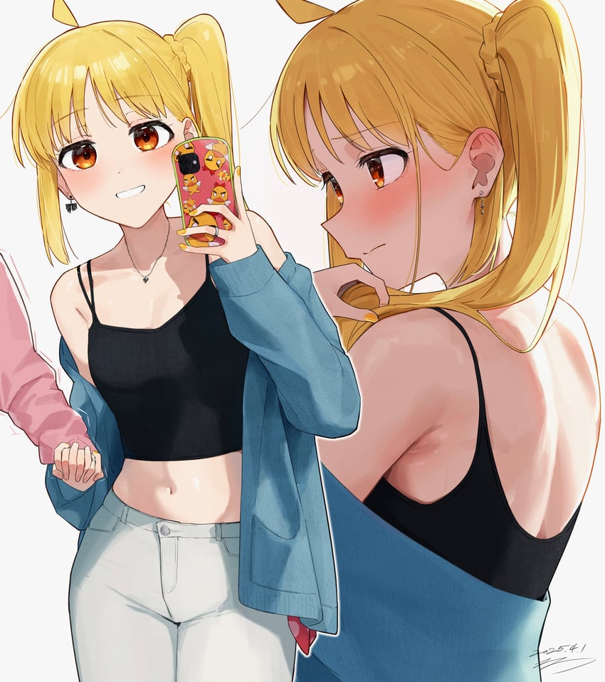 gotoh hitori and ijichi nijika (bocchi the rock!) drawn by seisyuntarotto