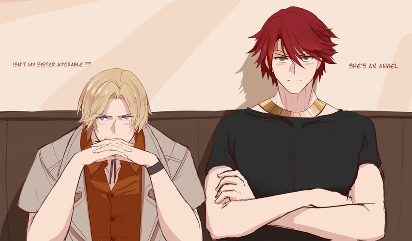 pyrrha nikos and saphron cotta-arc (rwby) drawn by dishwasher1910
