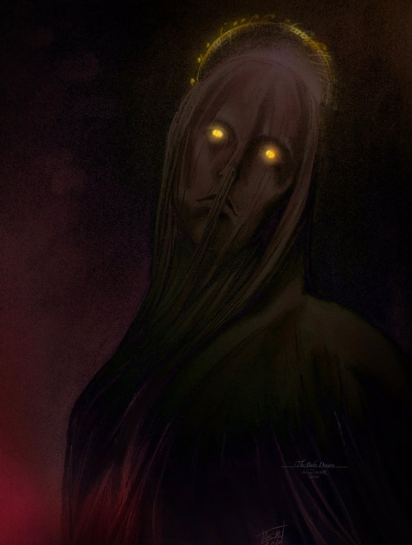 sauron (tolkien's legendarium and 1 more) drawn by thebabydragons