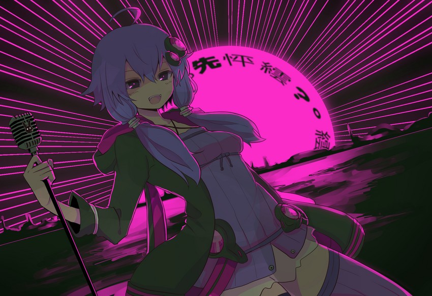 yuzuki yukari (vocaloid and 1 more) drawn by inukai_noriwo
