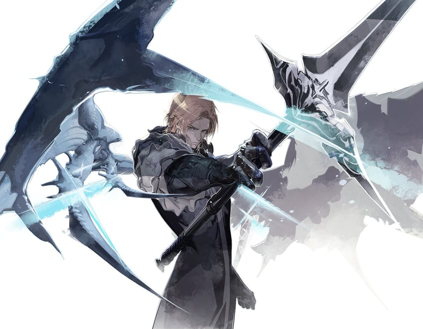 dion lesage (final fantasy and 1 more) drawn by cofffee