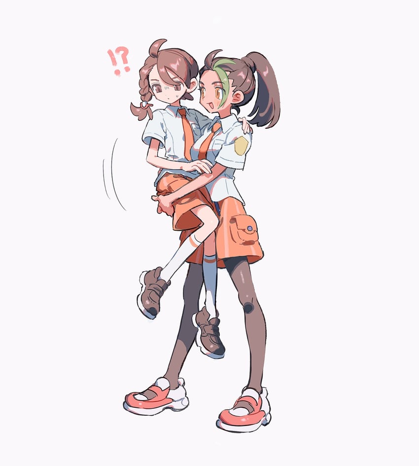 juliana and nemona (pokemon and 1 more) drawn by uruba