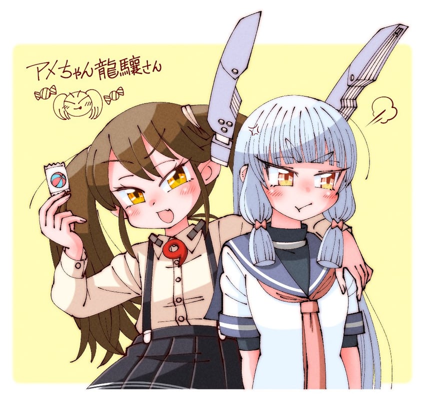 ryuujou and murakumo (kantai collection) drawn by shin_(shin_k009)
