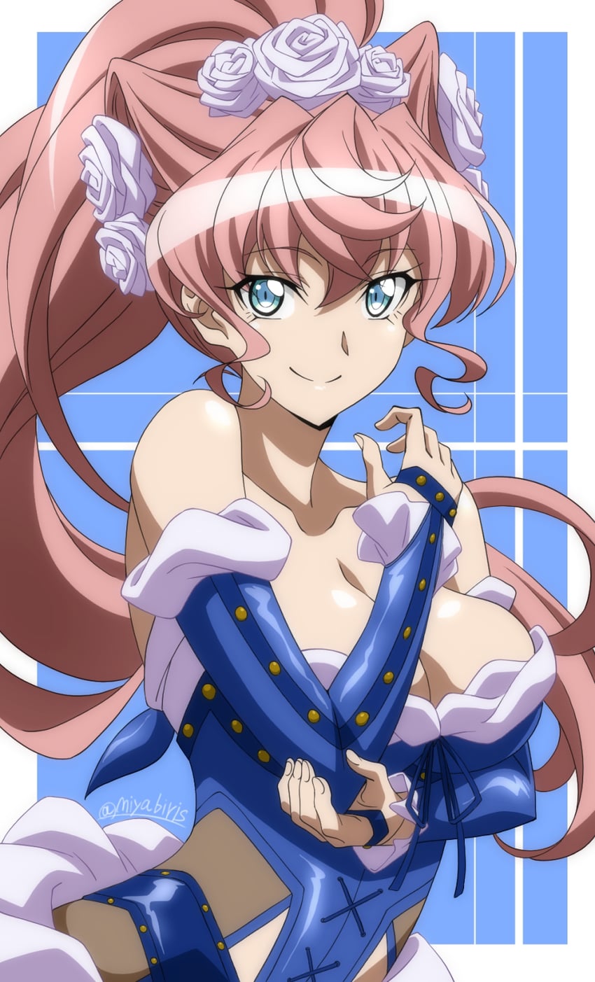 maria cadenzavna eve and hikasa youko (senki zesshou symphogear) drawn by miyabi_mt-b