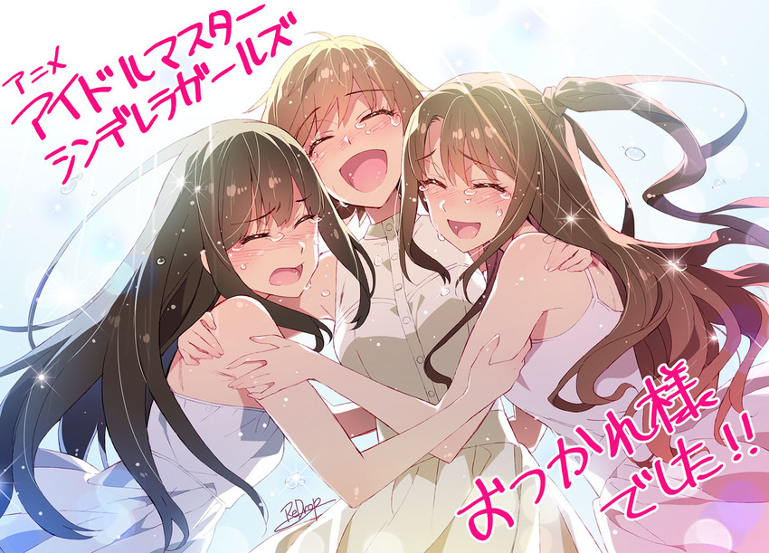 shibuya rin, shimamura uzuki, and honda mio (idolmaster and 1 more) drawn by redrop