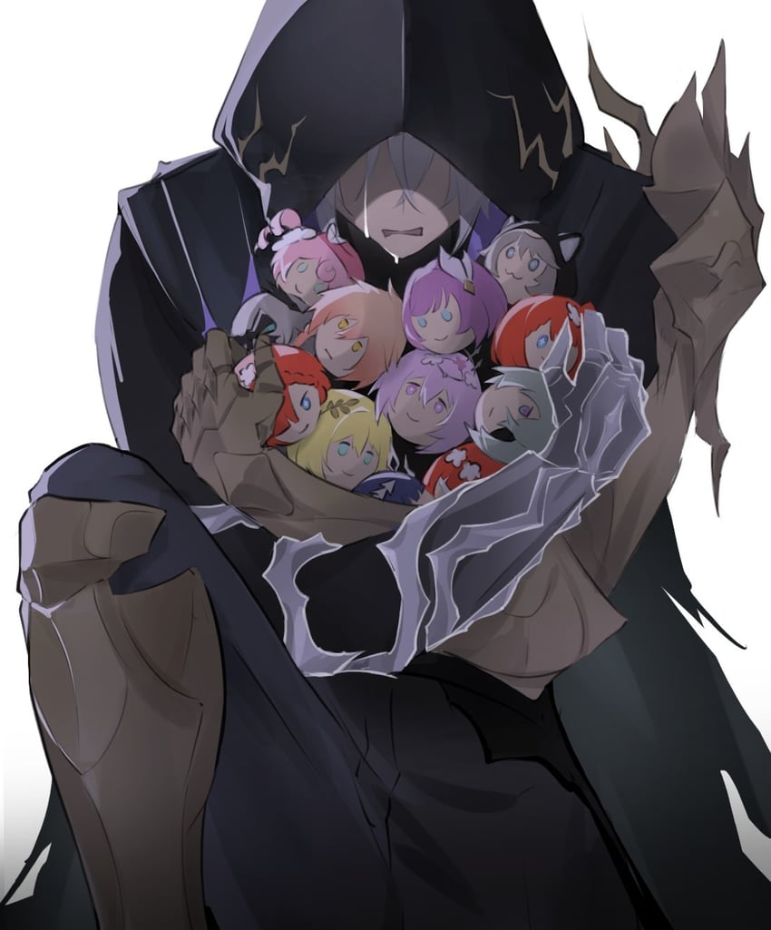 phainon, castorice, mydei, aglaea, cipher, and 7 more (honkai and 1 more) drawn by phdeii