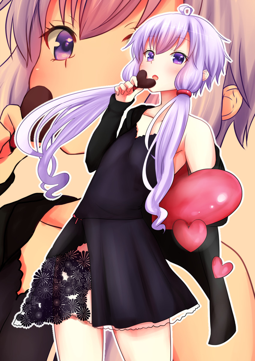 yuzuki yukari (vocaloid and 1 more) drawn by kakan_(amka)