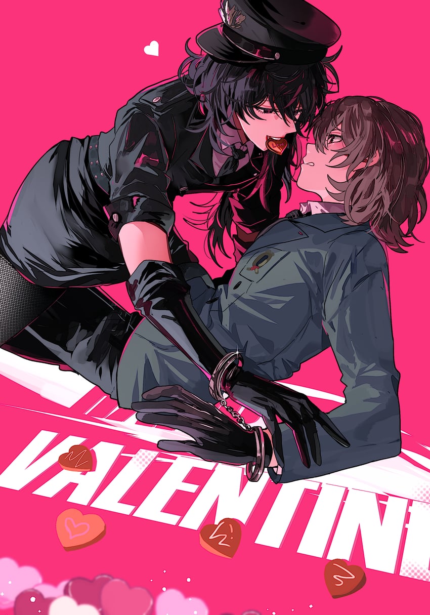 amamiya ren and akechi gorou (persona and 2 more) drawn by fsmaichobpeg0