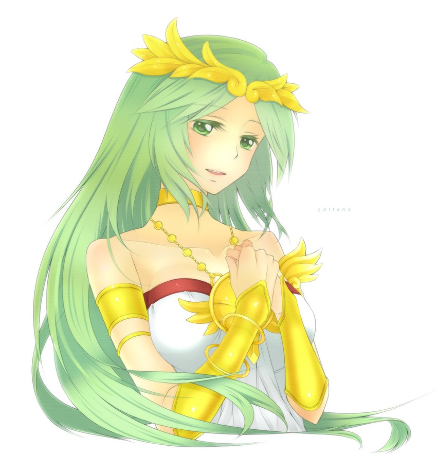 palutena (kid icarus and 1 more) drawn by mone_a