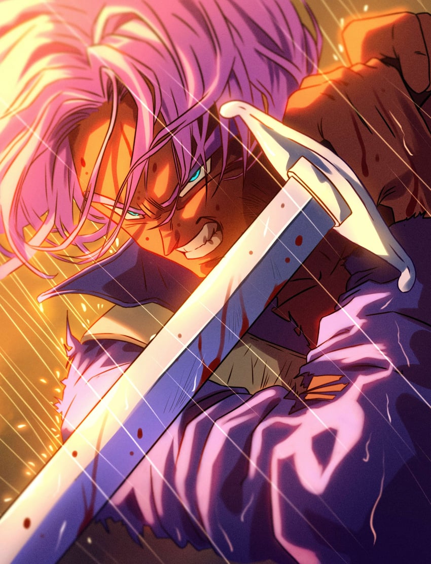 trunks (dragon ball and 1 more) drawn by ch_nadhir