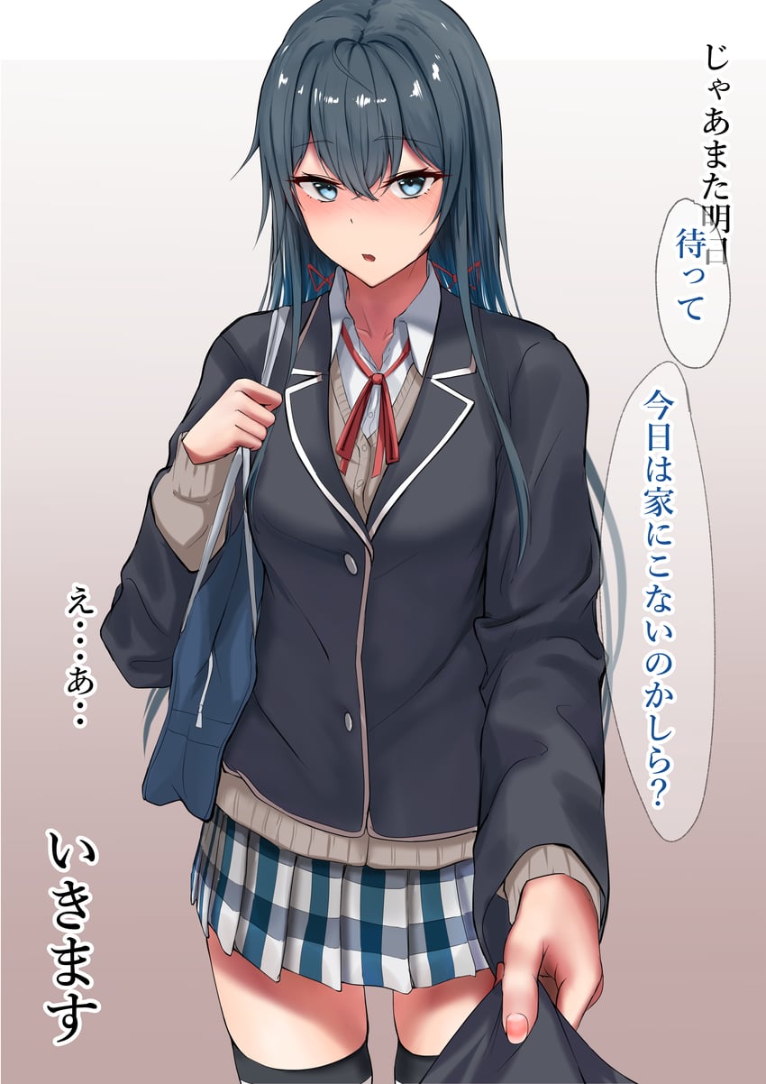 yukinoshita yukino (yahari ore no seishun lovecome wa machigatteiru.) drawn by ankurusu