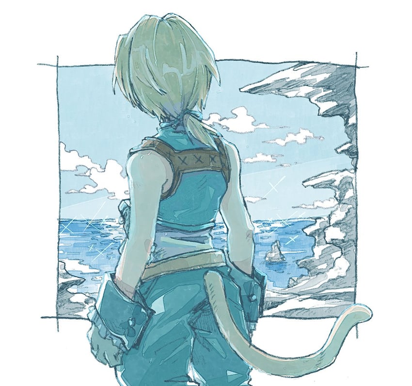 zidane tribal (final fantasy and 1 more) drawn by michibata_65