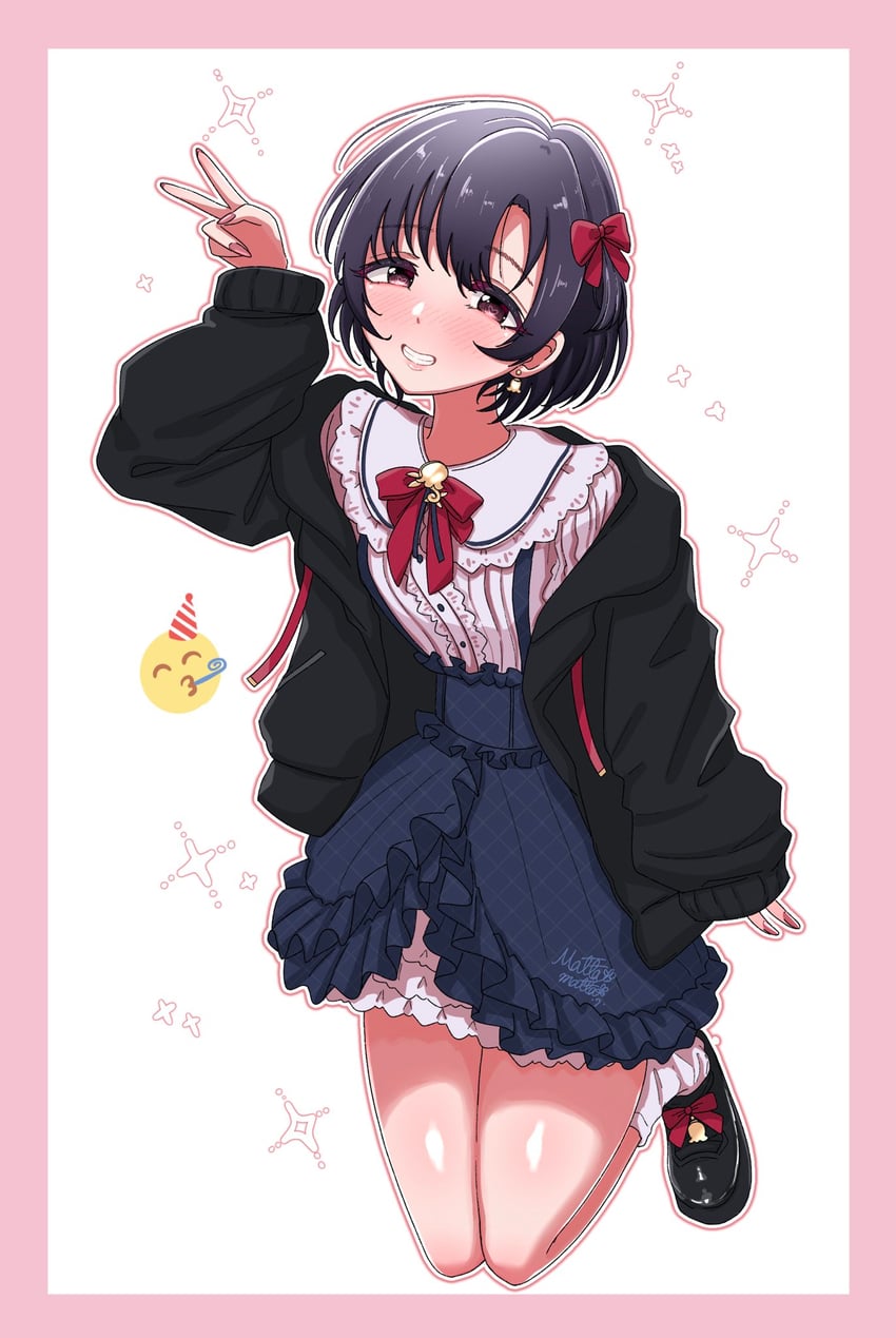 shiragiku hotaru (idolmaster and 1 more) drawn by thewatchertmk