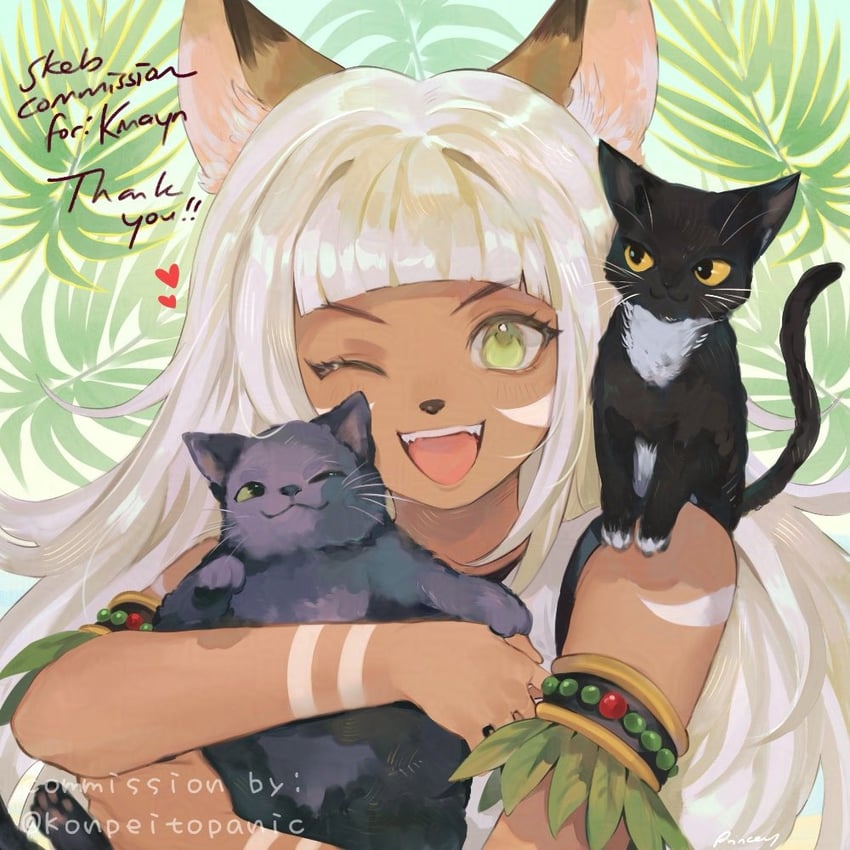 ochette (octopath traveler and 1 more) drawn by aubz