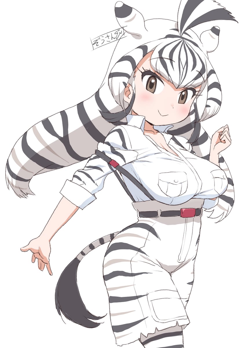 chapman's zebra (kemono friends and 1 more) drawn by masuyama_ryou