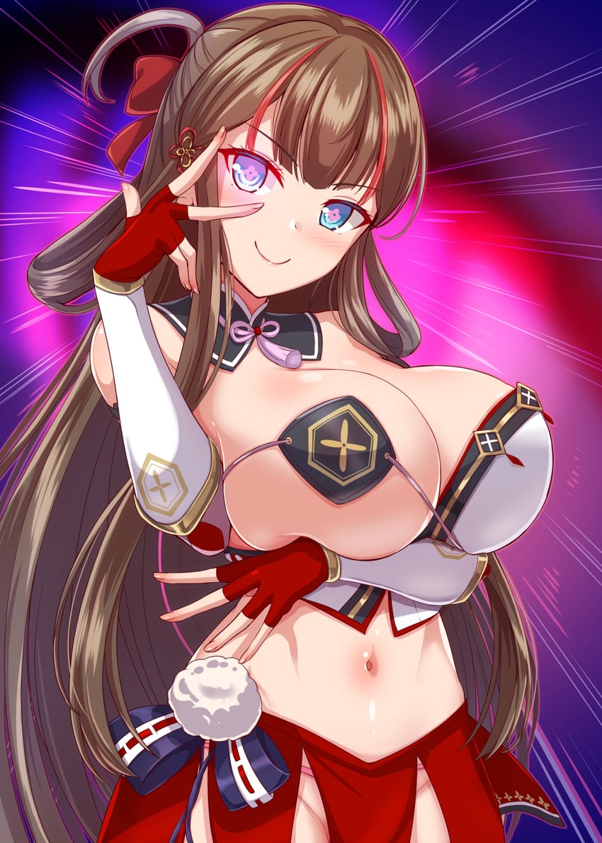 toki (senran kagura and 1 more) drawn by dan_(orange_train)
