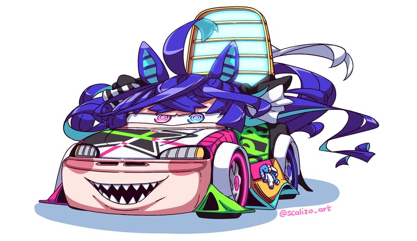 twin turbo and wingo (umamusume and 1 more) drawn by scalizo