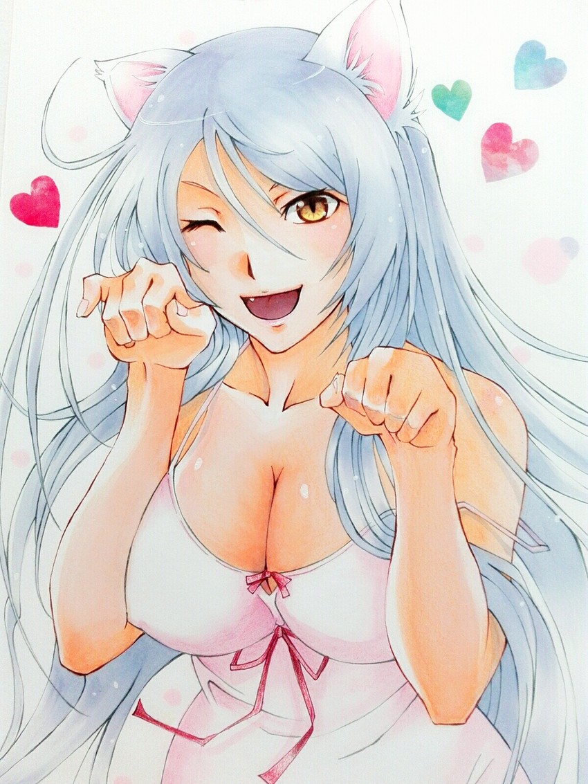 hanekawa tsubasa and black hanekawa (monogatari and 2 more) drawn by dj73