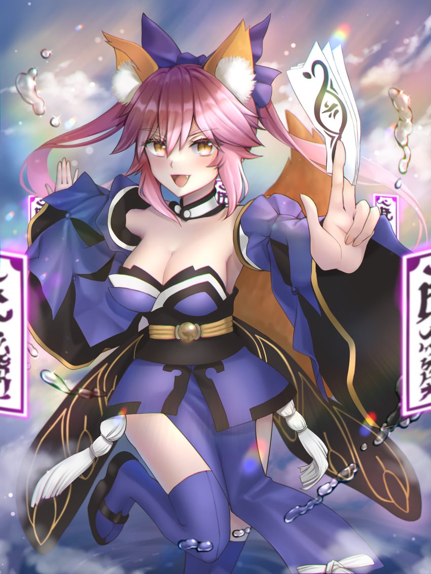 tamamo and tamamo no mae (fate and 1 more) drawn by kuraha1601