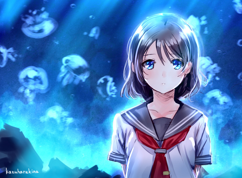 watanabe you (love live! and 1 more) drawn by kazuharu_kina