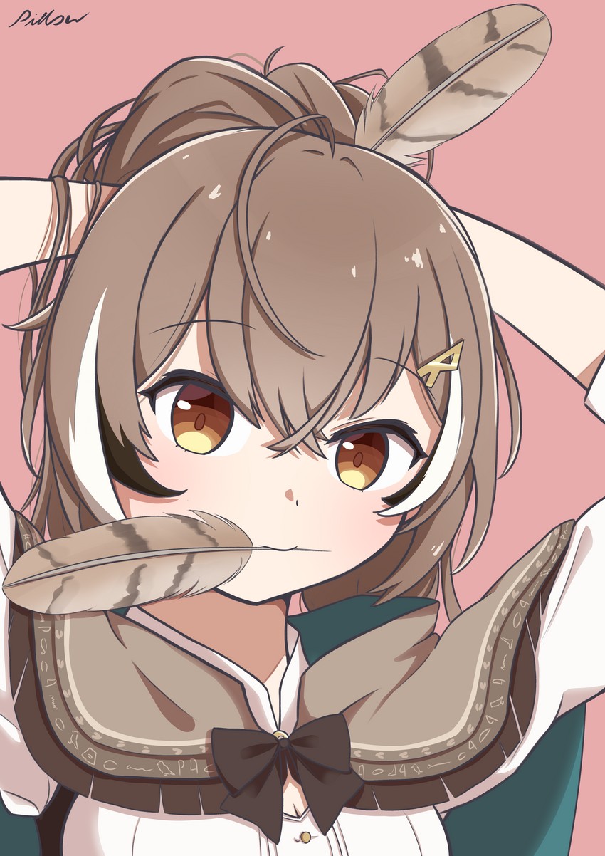 nanashi mumei (hololive and 1 more) drawn by makuraapillow