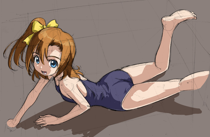kosaka honoka (love live! and 1 more) drawn by rohitsuka
