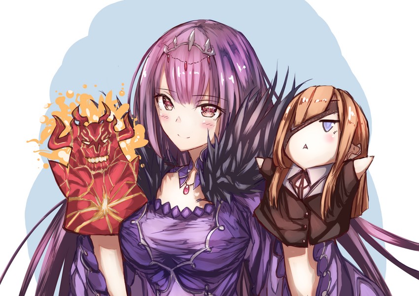 scathach, scathach skadi, ophelia phamrsolone, and surtr (fate and 1 more) drawn by sh22