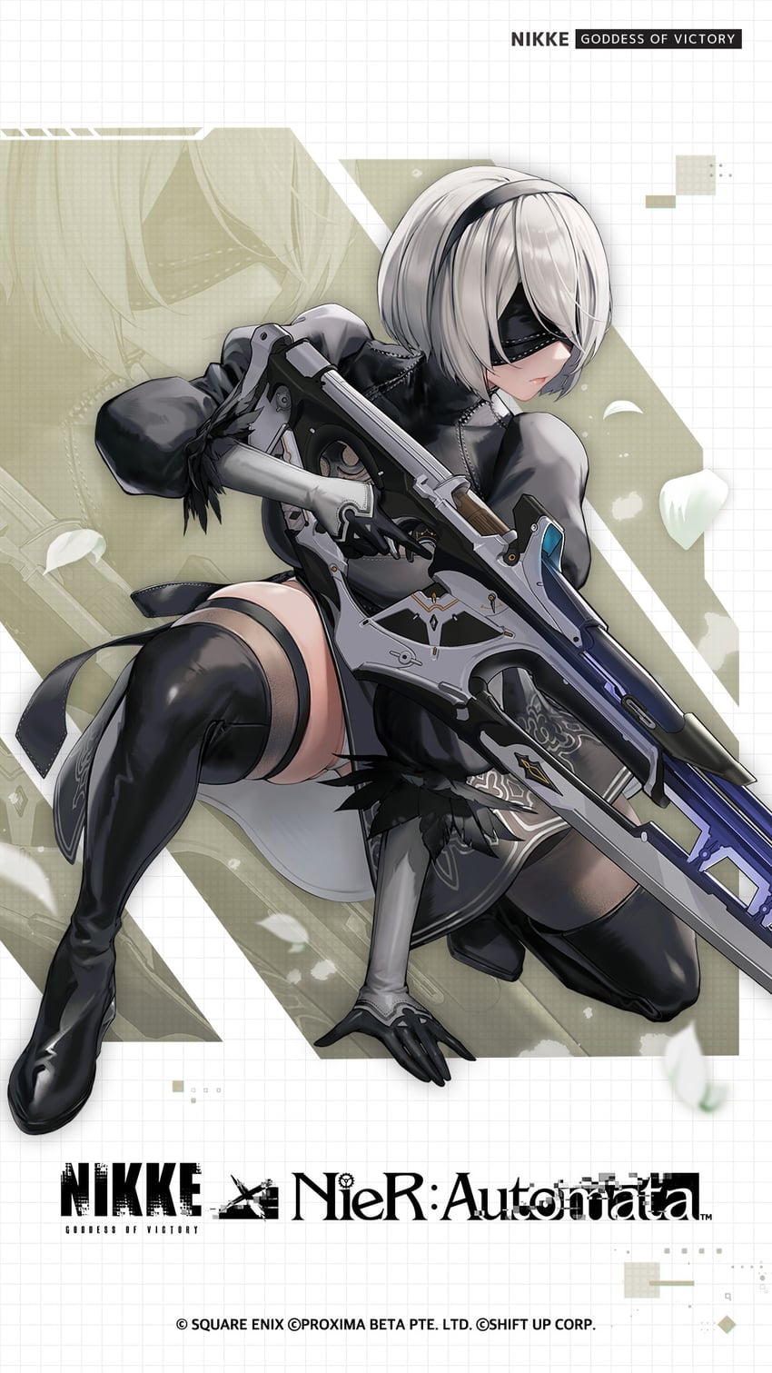 2b (goddess of victory: nikke and 2 more) drawn by bumcha