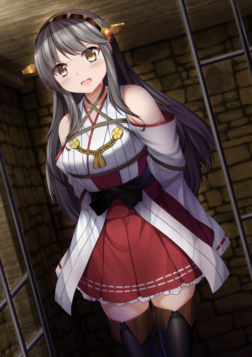 haruna (kantai collection) drawn by sheita