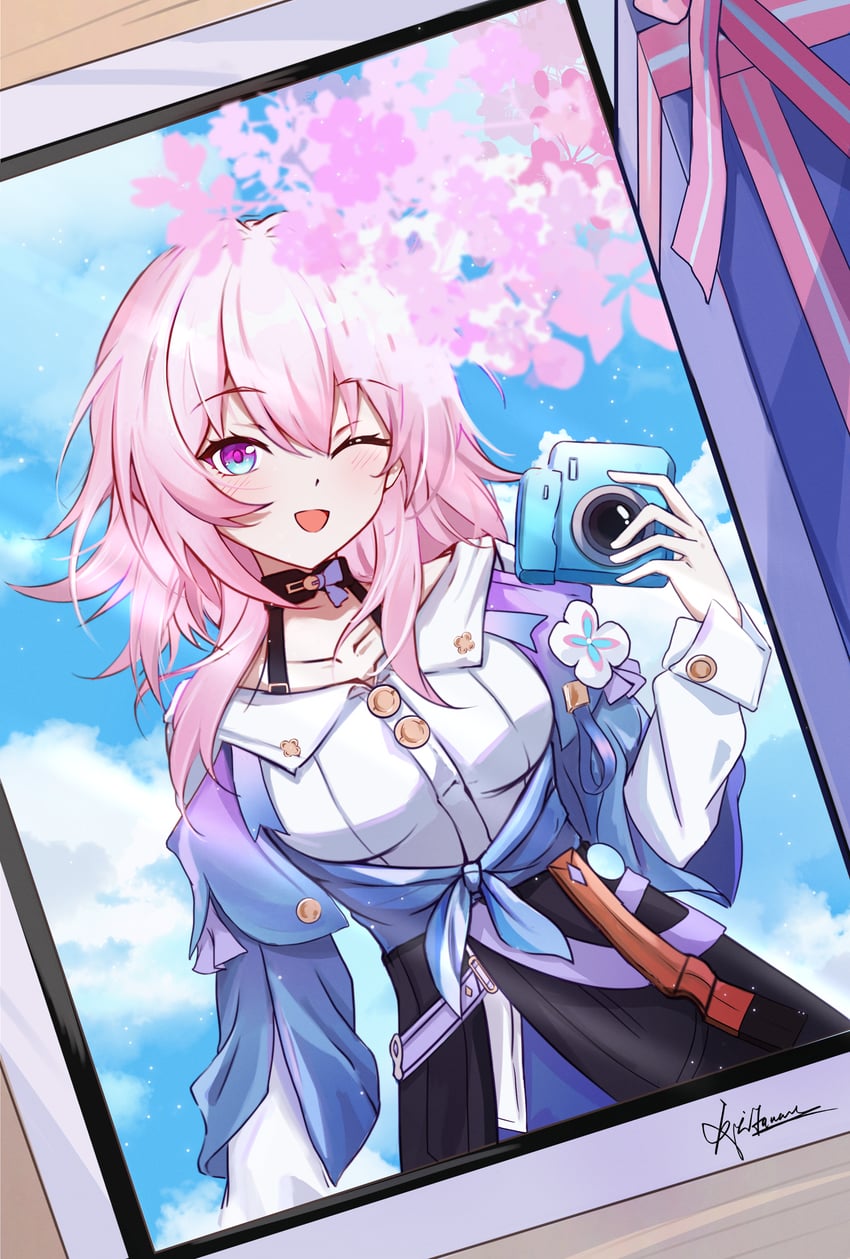 march 7th (honkai and 1 more) drawn by neet_(jdud2284)