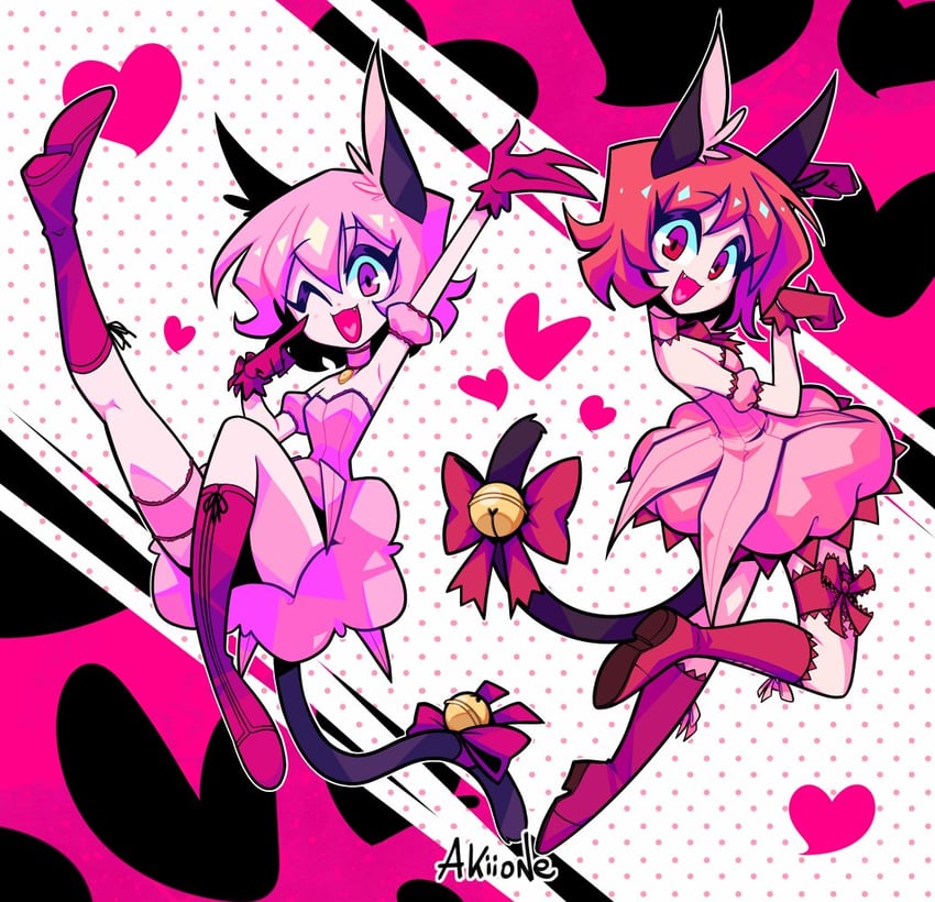 momomiya ichigo and mew ichigo (tokyo mew mew and 1 more) drawn by yoyochaan