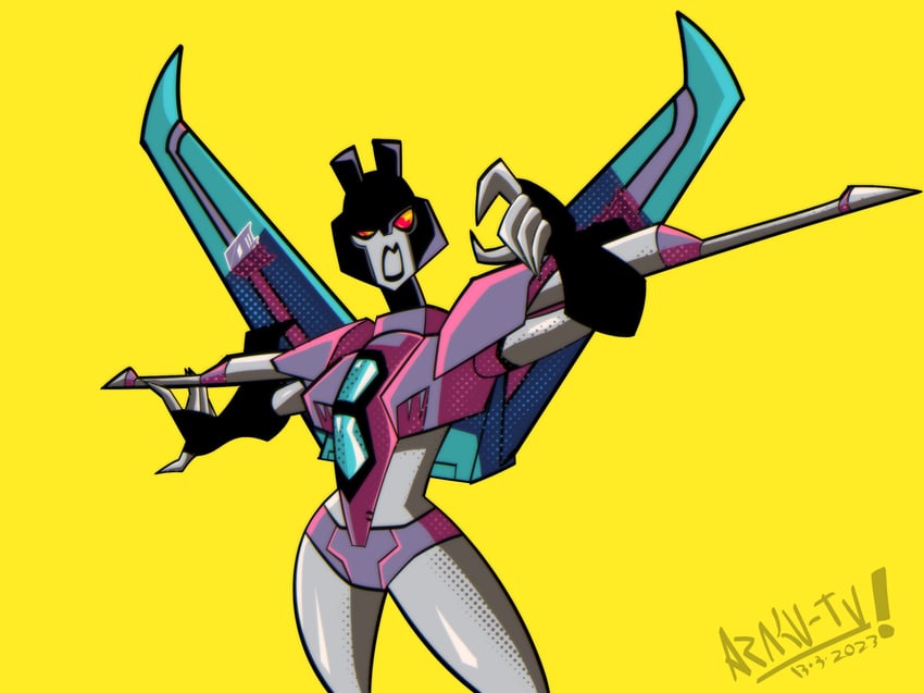 slipstream (transformers and 1 more) drawn by araku_tv