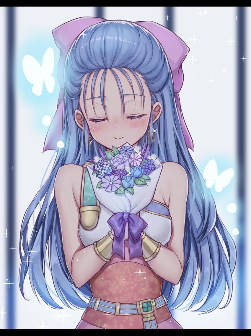 flora (dragon quest and 1 more) drawn by haniwa_(8241427)