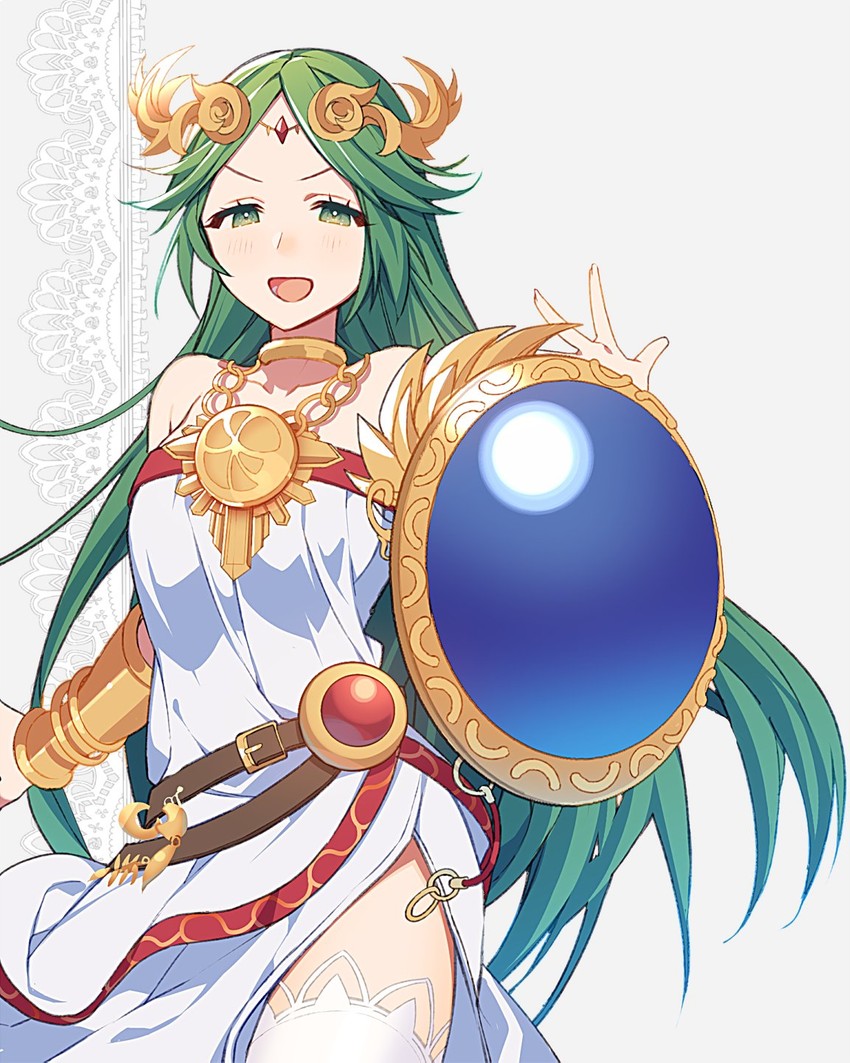 palutena (kid icarus and 1 more) drawn by ryon_(ryonhei)