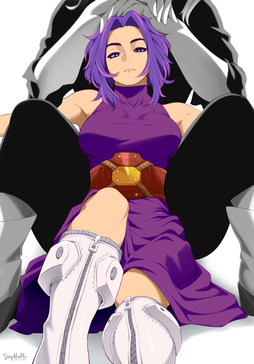 lady nagant and ippan josei (boku no hero academia) drawn by horikoshi_kouhei and stayaliveplz