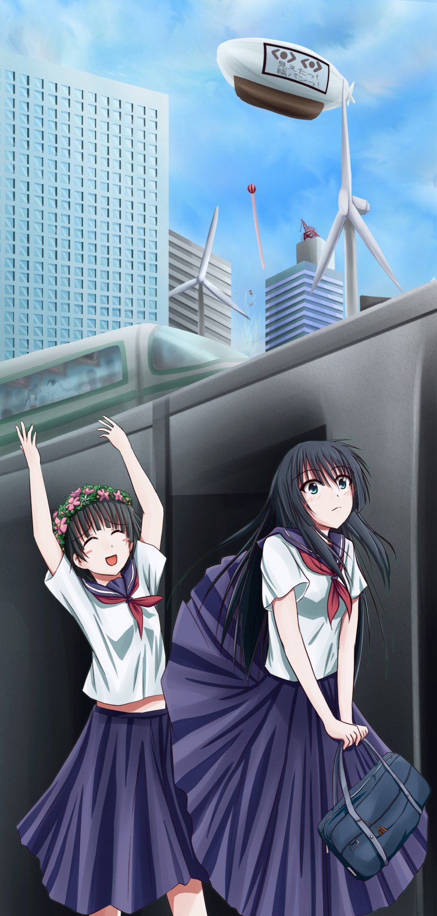 shirai kuroko, kamijou touma, saten ruiko, index, uiharu kazari, and 2 more (toaru majutsu no index and 2 more) drawn by ogura_sakiru
