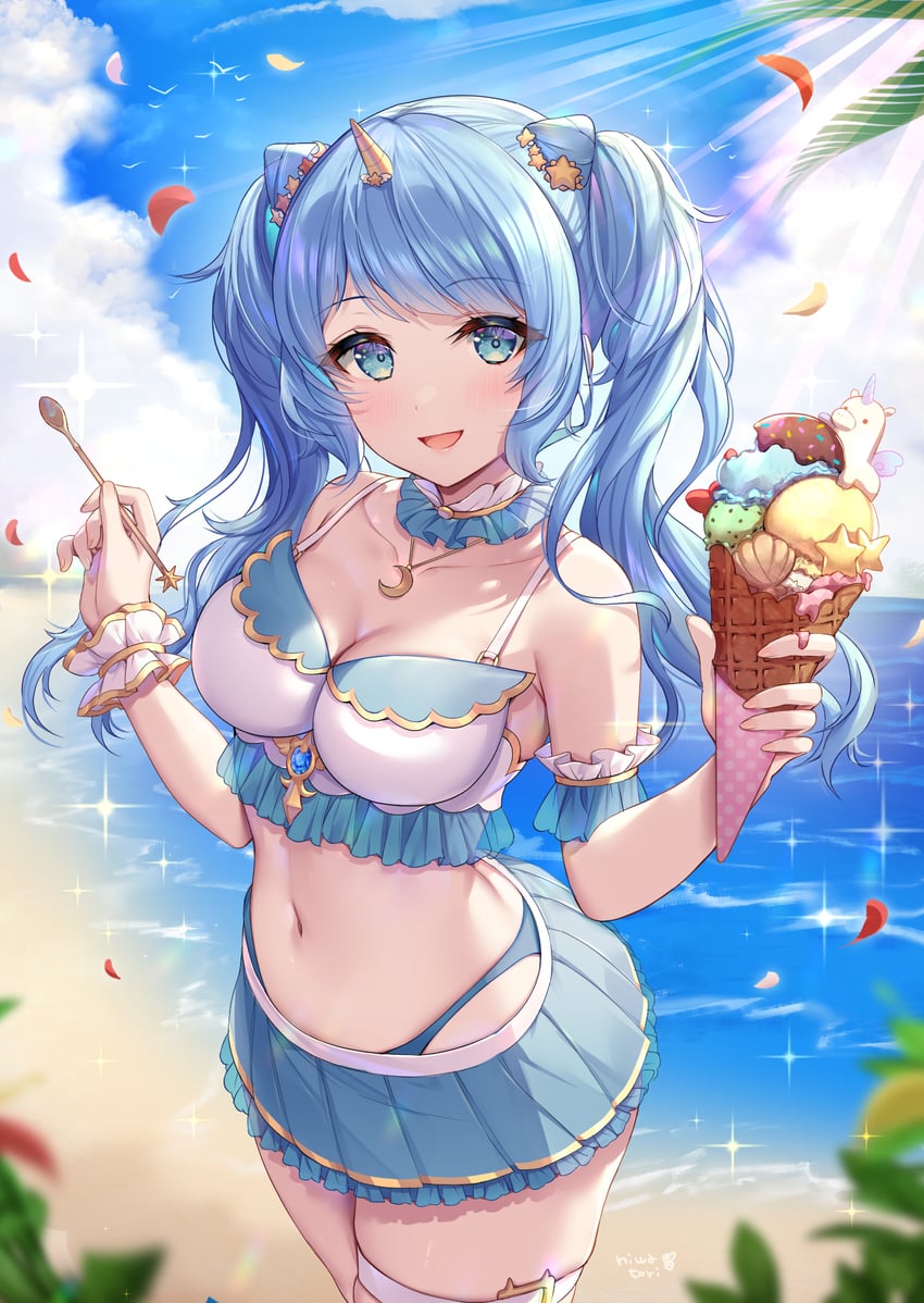 leticia yulele (indie virtual youtuber) drawn by niwatori_(satoru0201)