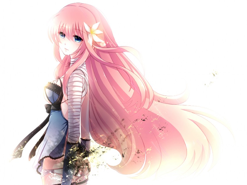 megurine luka and kaine (vocaloid and 1 more) drawn by fukufuku