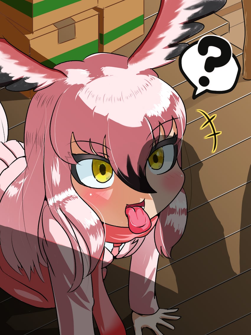 greater flamingo (kemono friends and 1 more) drawn by hasiotaichou