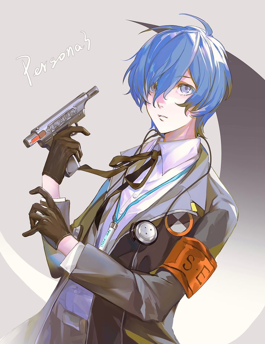 yuuki makoto (persona and 1 more) drawn by daokweok