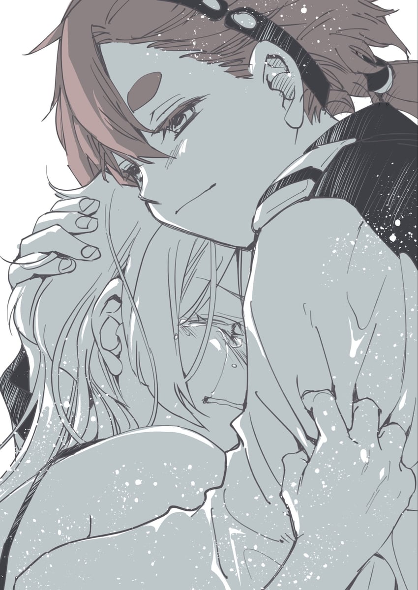 suletta mercury and miorine rembran (gundam and 1 more) drawn by yutakanohanasi