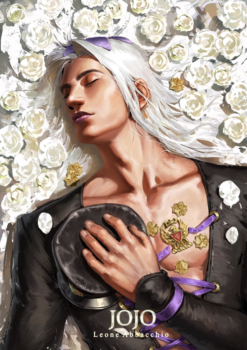 leone abbacchio (jojo no kimyou na bouken and 1 more) drawn by xiao-yang
