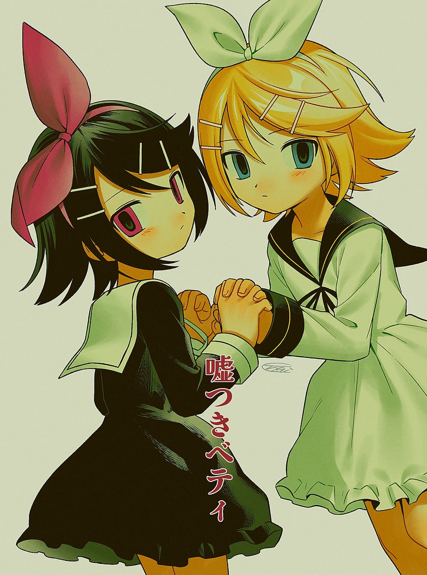 kagamine rin (vocaloid and 1 more) drawn by menma_(enaic31)