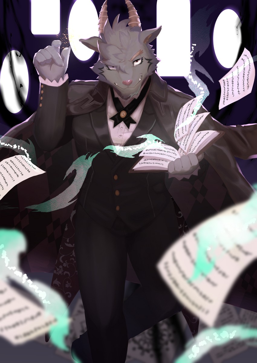 mephistopheles (tokyo afterschool summoners) drawn by amesawa_pane