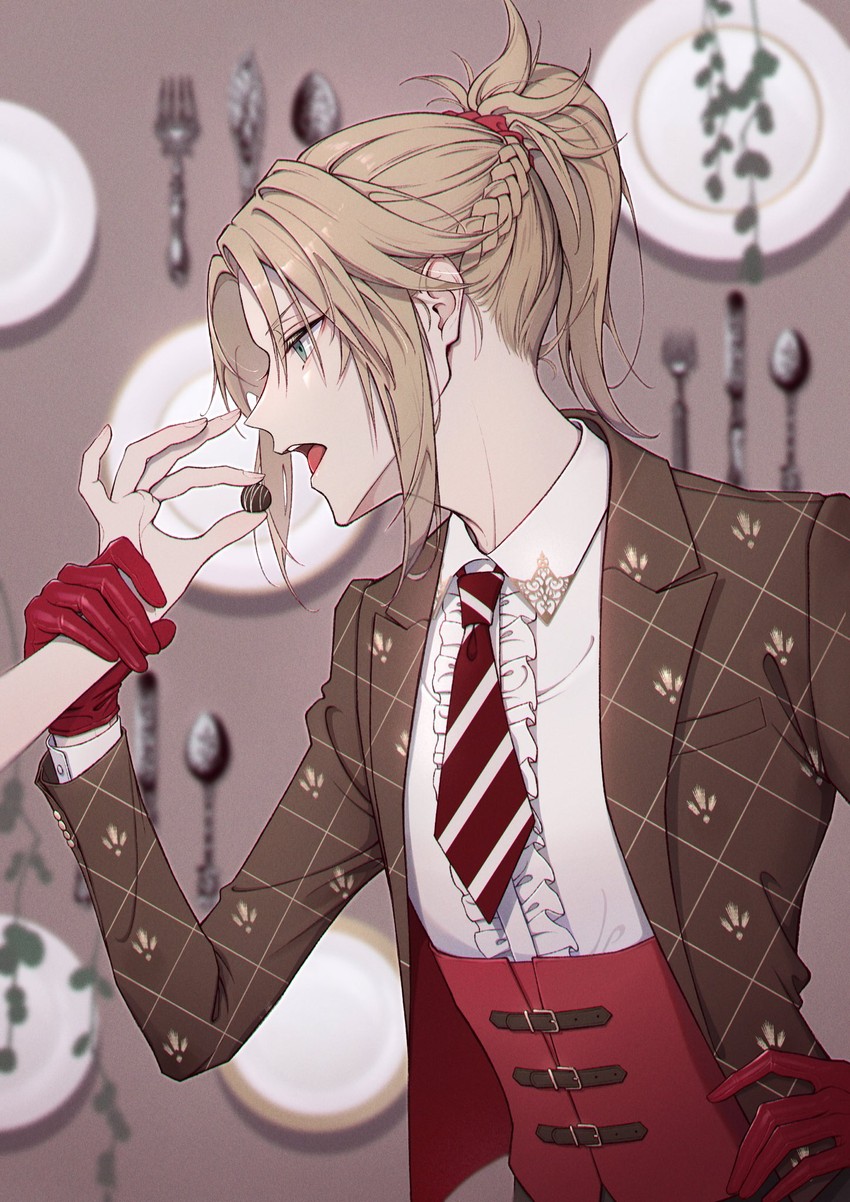 mordred (fate and 2 more) drawn by bambi-25