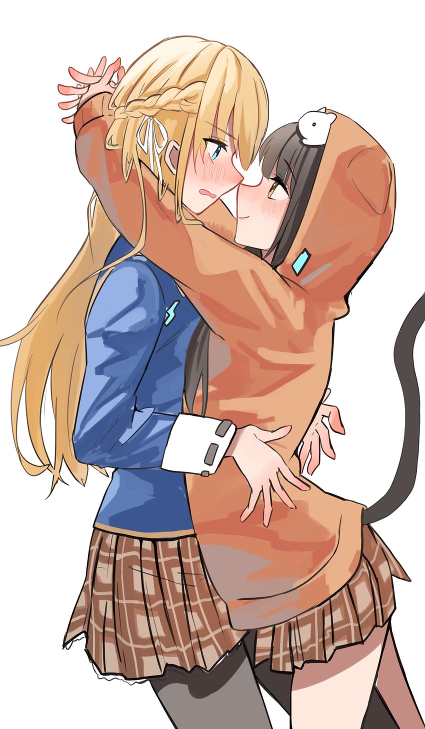 asakura karen and toujou tsukasa (heaven burns red) drawn by anko_(ankoromoti_grma)
