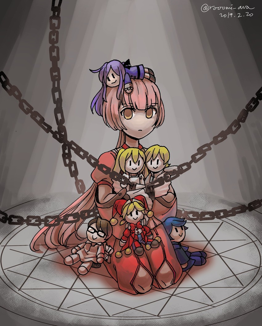 hatsune miku, kagamine len, kaito, kamui gakupo, nekomura iroha, and 8 more (vocaloid and 2 more) drawn by rooomi