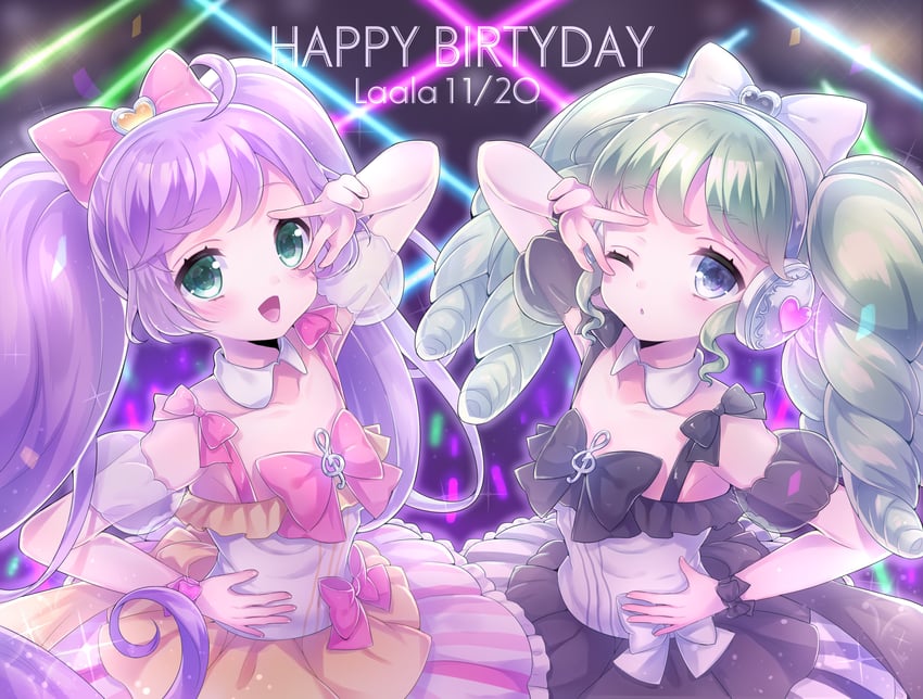 manaka laala and falulu (pretty series and 1 more) drawn by aki_(akinyaaaaa)