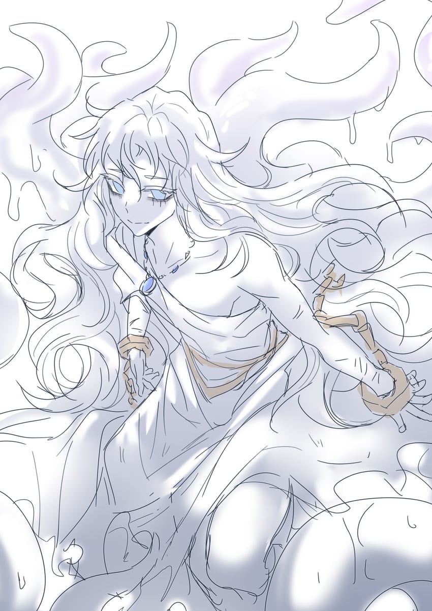 ivory wraith (degrees of lewdity) drawn by nga_(ray_ray)
